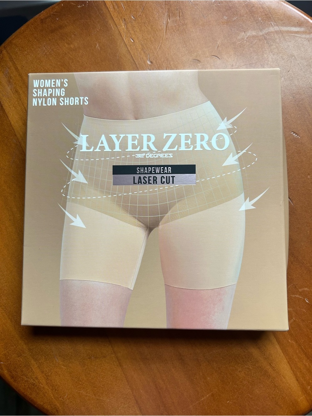 Layer Zero 32 Degrees  Tan Slimming Shorts Large